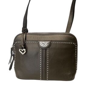BRIGHTON Taupe Leather purse
